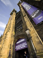 Assembly Theatre signage on New College