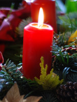 Christmas candle