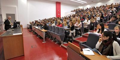 lecture in Appleton Tower