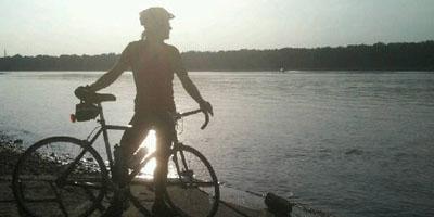 Kevin Macneill at the Danube
