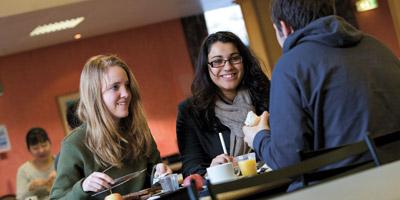 students at pollock halls
