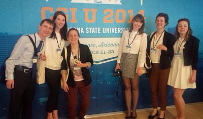 Clinton Global Experience students
