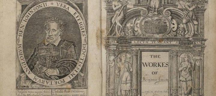 A detail from the Ben Jonson book