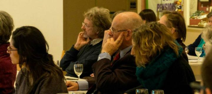 Audience members at Café des Artistes 2
