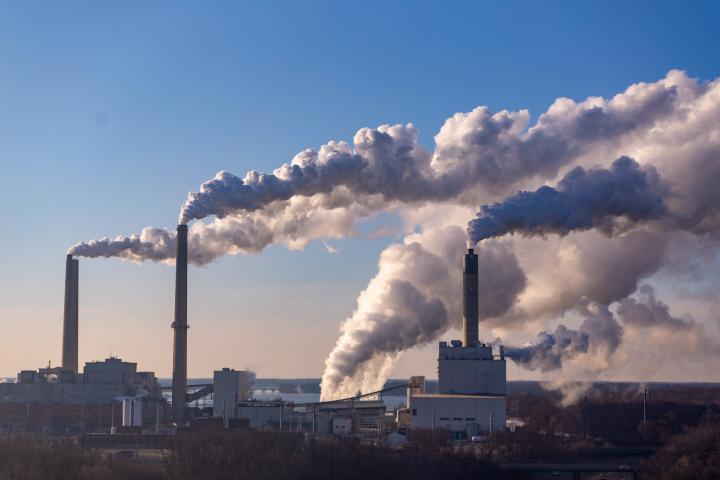 Carbon emission towers
