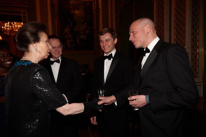 HRH, The Princess Royal with Prof. Dave Reay