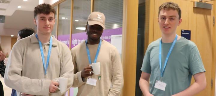 Students at the Employ.ed event