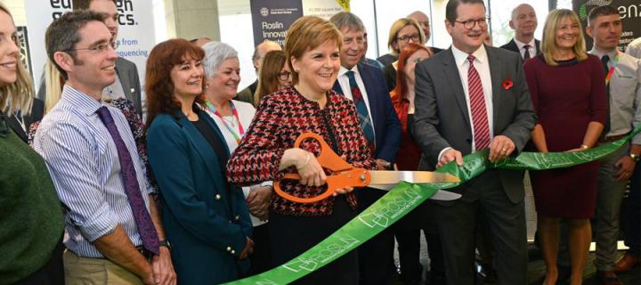 First Minister at Roslin