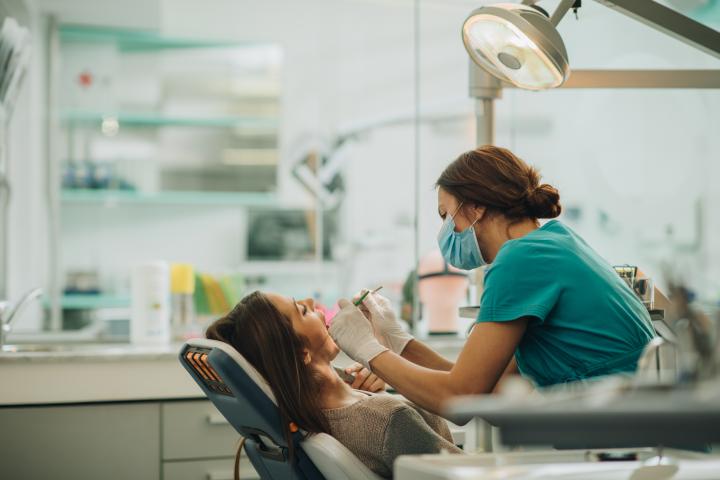 Image of a dental procedure