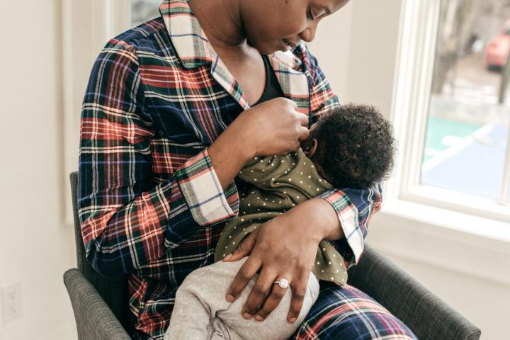 Breastfeeding baby