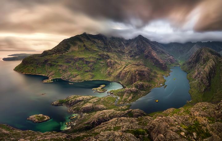 Aeriel view of Skye
