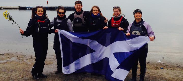 Helen Gallagher sailing