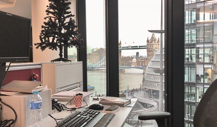 Madhav Mittal's desk view