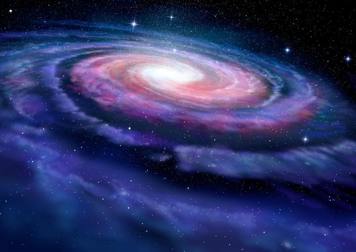 Milky Way spiral galaxy
