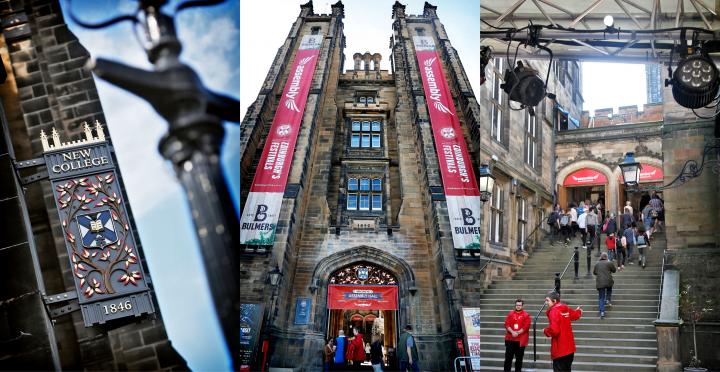 New College during the Festival Fringe August 2017 