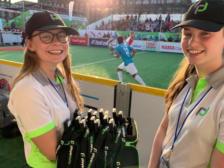 PlayerData team at Homeless World Cup