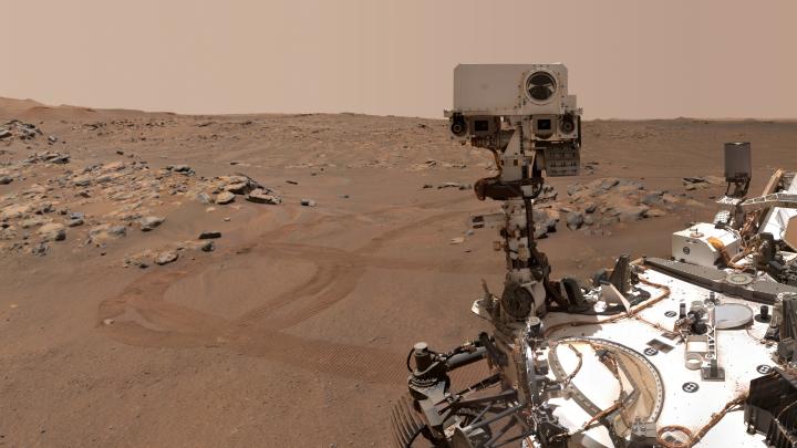 Image of NASA's Perseverance rover on Mars