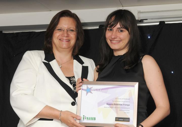 Roxana Franga with SEOTY award