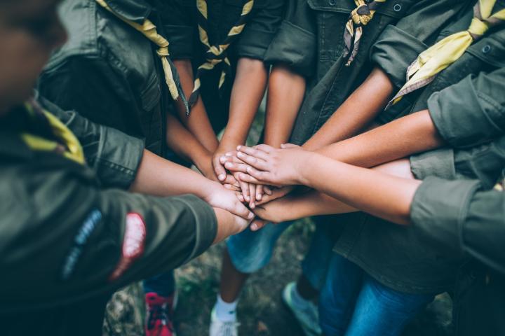 Scouts together