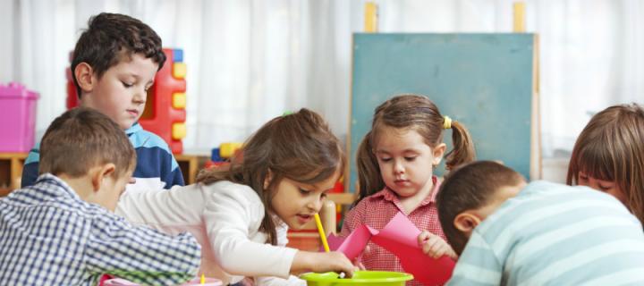 Children working together