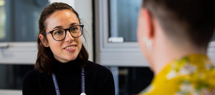 ISG female manager listening in interview