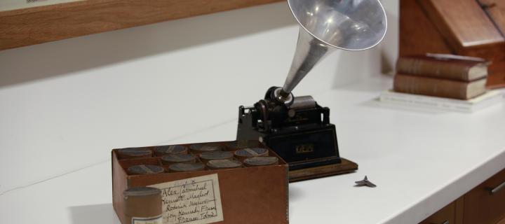 Cylinders of early recordings of Gaelic speakers from the archives.