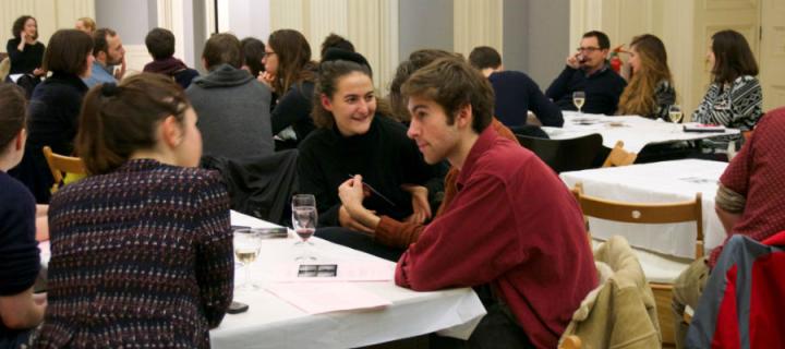 Participatory discussion in Talbot Rice Gallery as part of Café des Artistes number 7.