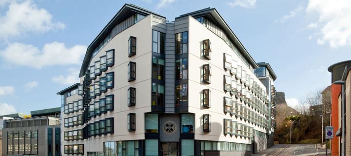 Photo of the postgraduate accommodation at Holyrood, Edinburgh