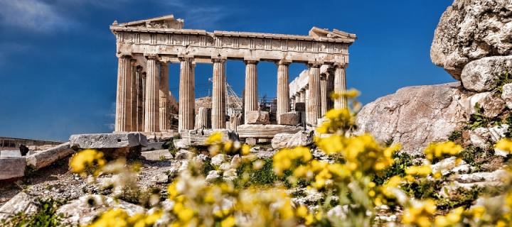 Acropolis with Parthenon temple in Athens