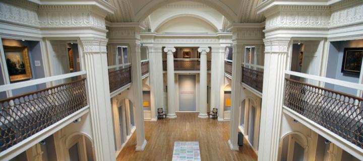 View of Georgian Gallery from mezzanine
