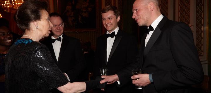HRH, The Princess Royal with Prof. Dave Reay