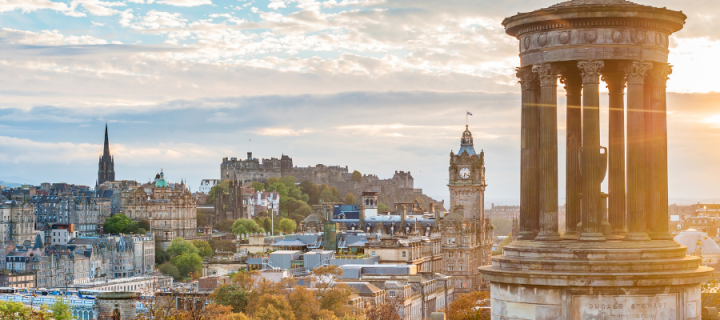 decorative image of the city of Edinburgh