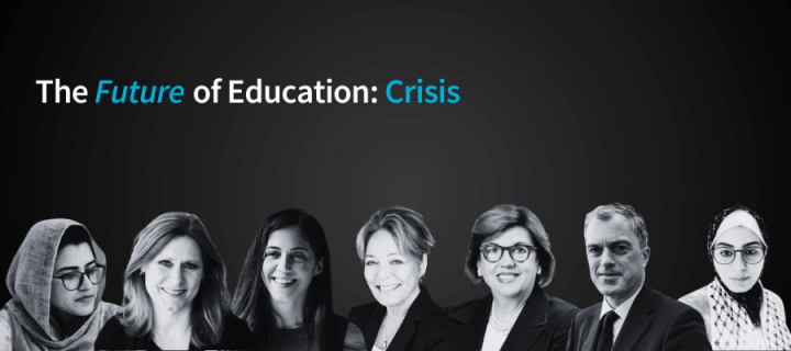 Yasmine Sherif, Sarah Brown, Kainat Riaz, Marjorie Lotfi, Laura Frigenti, Sir Julian Smith, Amani Ahmed