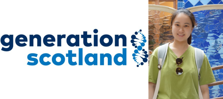 Generation Scotland logo and Zhuoni Xiao