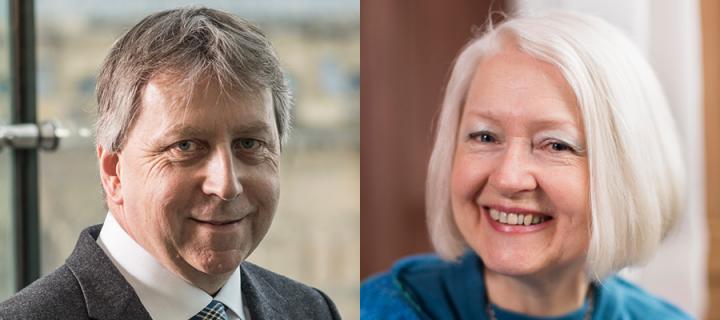 Peter Mathieson and Christine De Luca