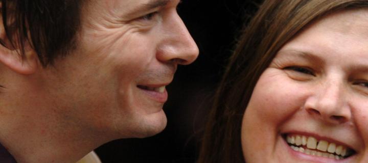 Ian Rankin and Miranda Harvey