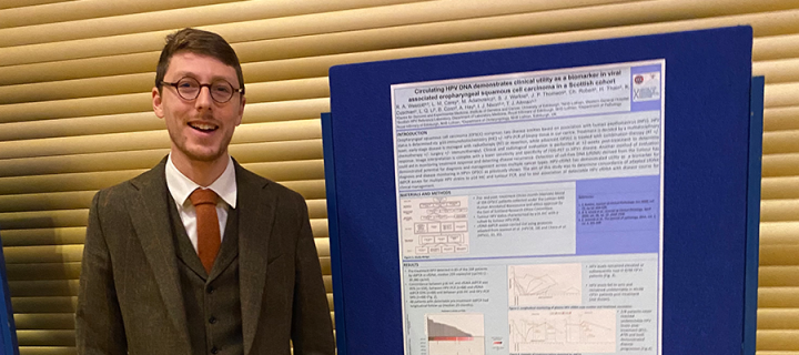 Dr Robert Wescott presenting at the British Association of Head and Neck Oncologists 