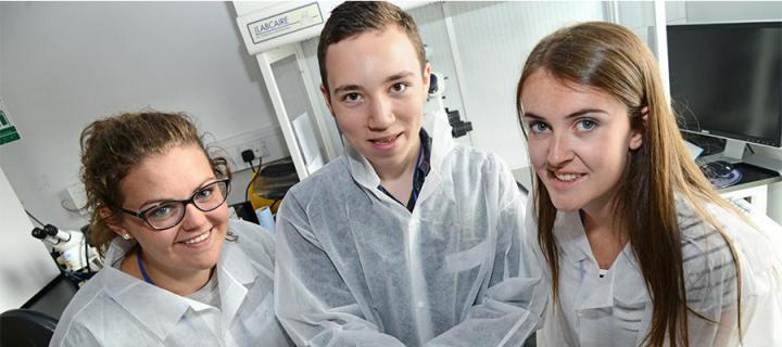 Pupils taking part in the Science Insights programme