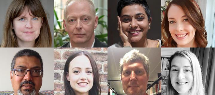 A grid showing the faces of University of Edinburgh social workers