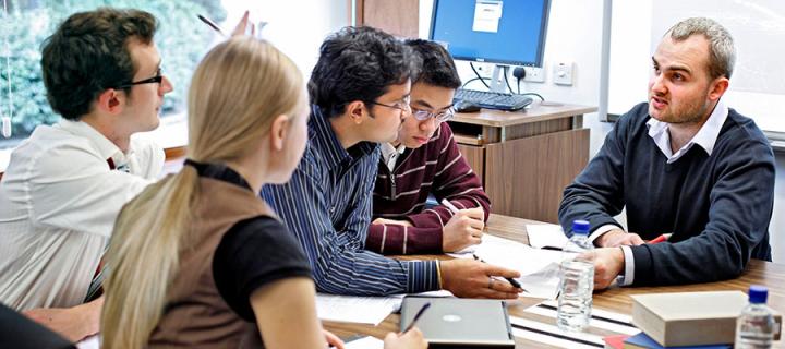 Photo of students in tutorial