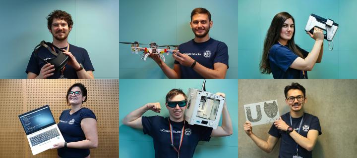 Photos of uCreate Studio team members