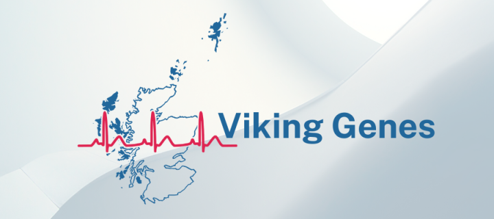 Viking Genes Logo on Background