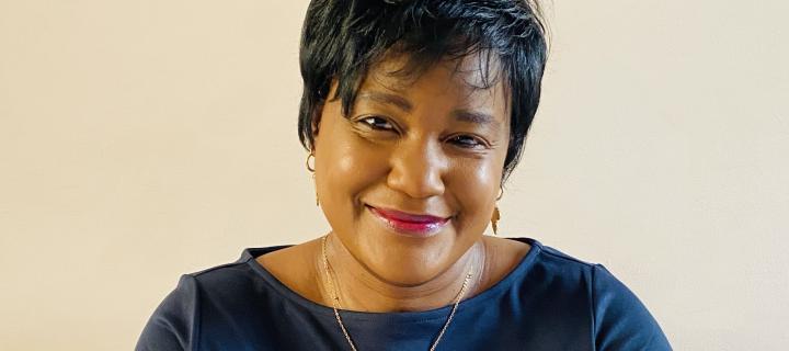 Photo of Debora Kayembe the University's Rector