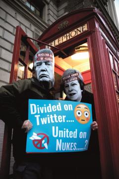 Divided on Twitter. United on Nukes?