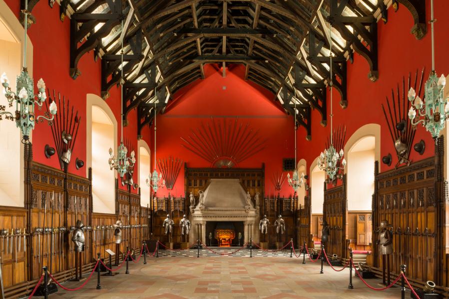 A view of the Great Hall in Edinburgh Castle
