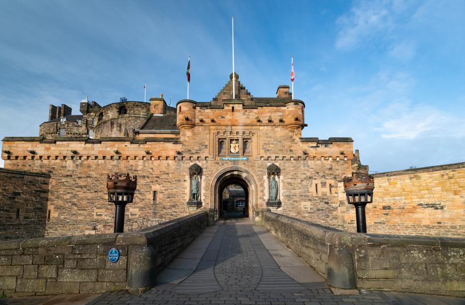 A view of Edinburgh Castle
