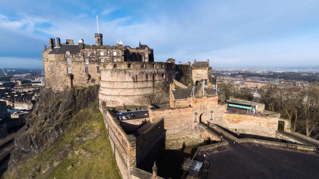A view of Edinburgh Castle