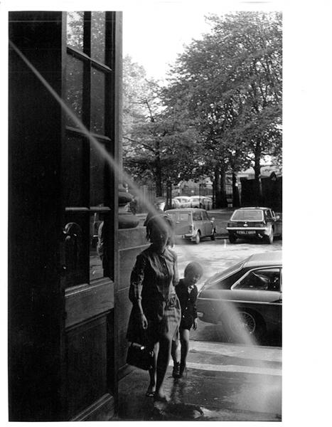 Klaus Rinke’s water installation at the entrance to ECA Main Building (August 1970). Photo