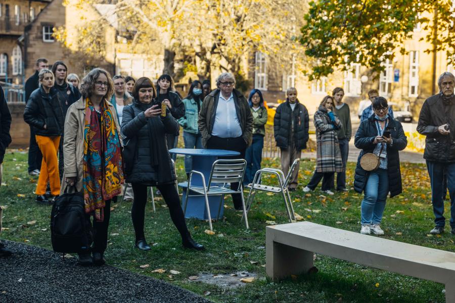 SGA50 Beuys oak planting ceremony, Edinburgh College of Art, 15 October 2021