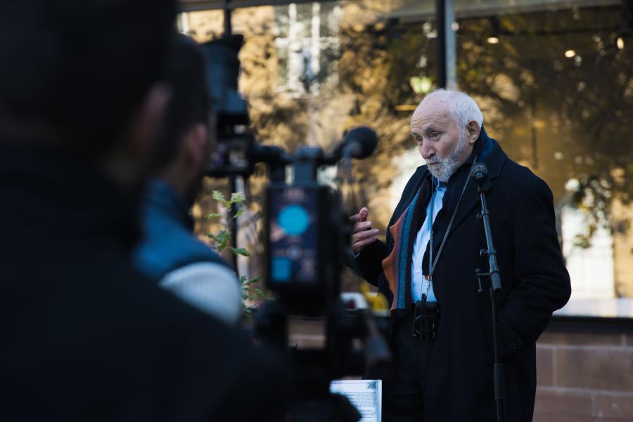 SGA50 Beuys oak planting ceremony, Edinburgh College of Art, 15 October 2021